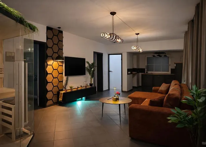 Wellnesshaus - Whirlpool - Sauna - Relax 公寓 黑尔滕